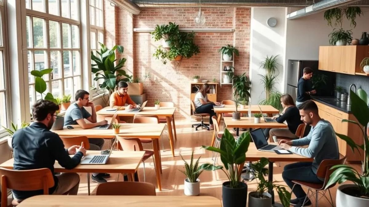 Trabalhando em cafés e coworkings